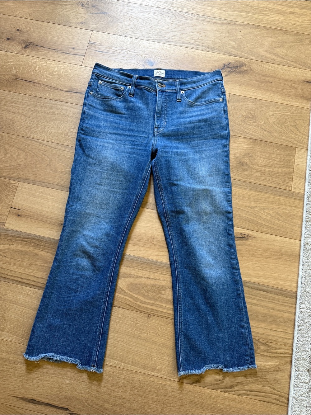 J.Crew 9” Billie Demi Boot Crop Jeans